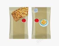 薯条零食食品包装袋素材