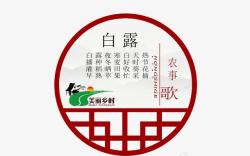 白露时节二十四节气之白露高清图片