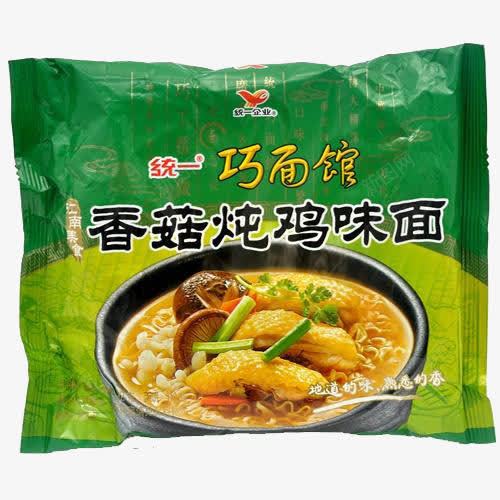 统一香菇炖鸡面png免抠素材_88icon https://88icon.com 产品实物 快餐食品 方便面 泡面 香菇炖鸡味