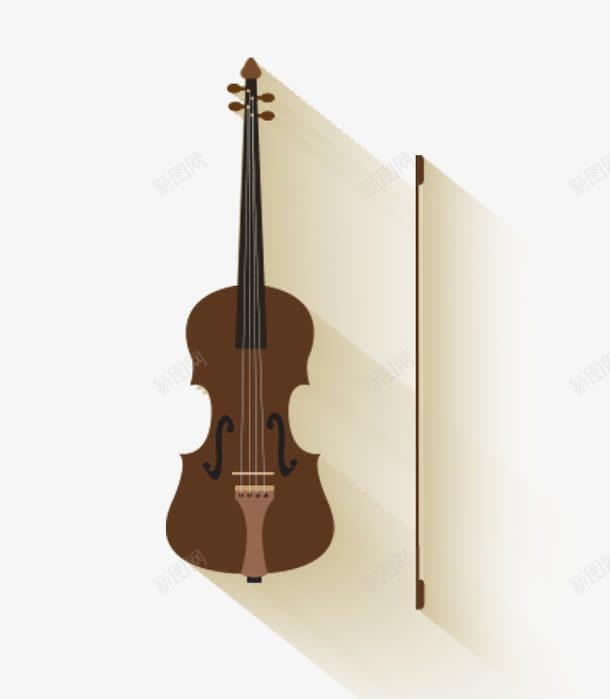 小提琴片png免抠素材_88icon https://88icon.com 乐器 卡通乐器 声音 奏乐 小提琴 音乐