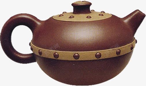 棕色古典茶壶铆钉png免抠素材_88icon https://88icon.com 古典 棕色 茶壶 设计 铆钉