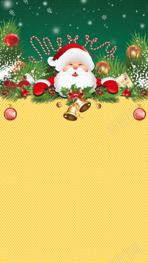 黄色条纹纹理圣诞节卡通背景背景