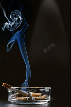 禁烟公益广告吸烟有害健康请勿吸烟高清图片