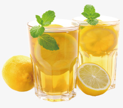 饮品系列柠檬水素材