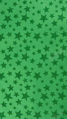 绿色五角星H5背景背景