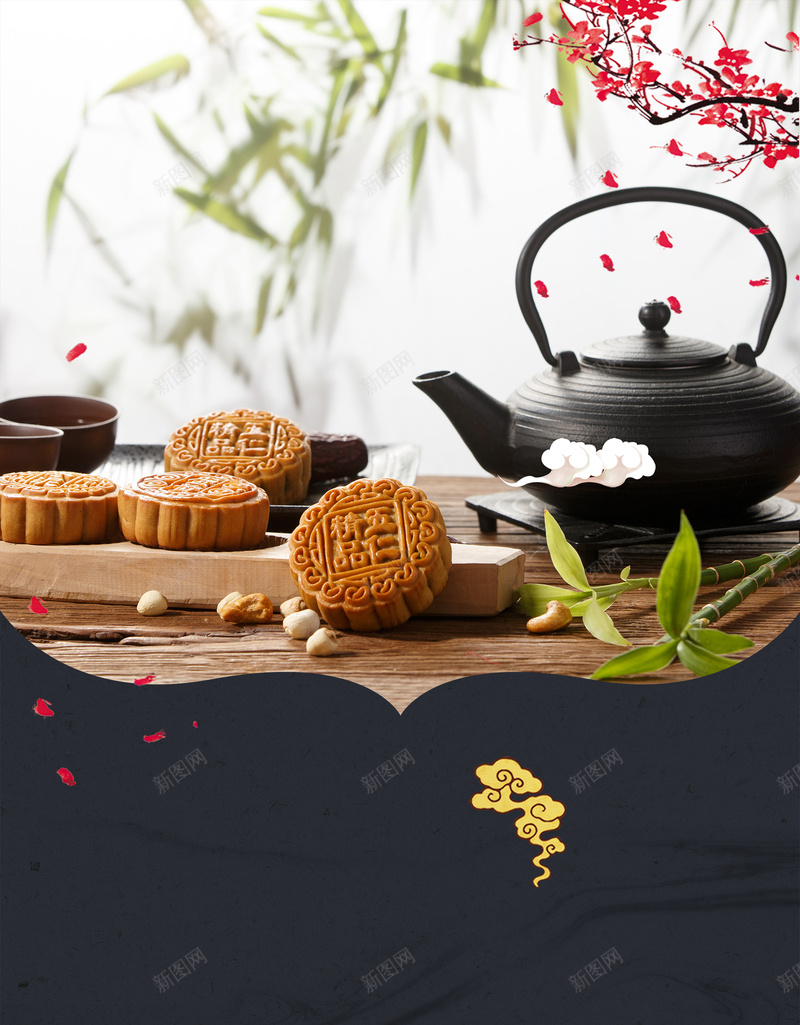 中秋月饼海报广告背景jpg设计背景_88icon https://88icon.com 中国风 中秋 广告 月饼 海报 宣传单 背景 素材