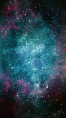 星空宇宙星云大气深邃酷炫星星H5背景图背景