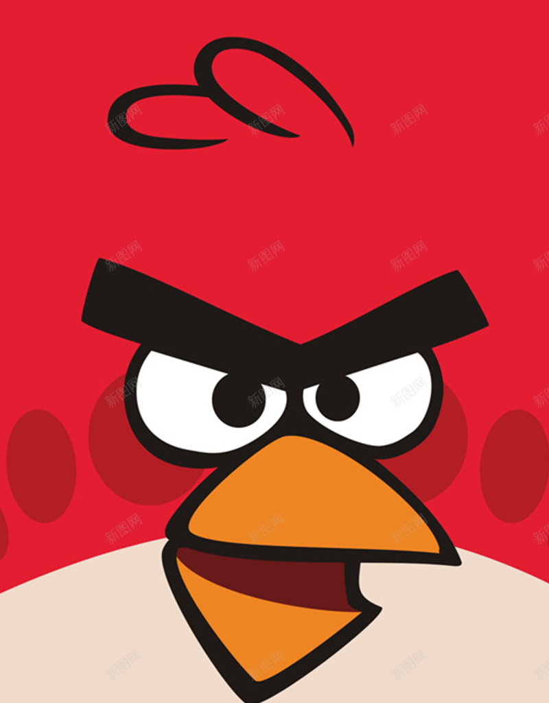 红色的小鸟H5背景jpg设计背景_88icon https://88icon.com 卡通 可爱 小鸟 开心 手绘 童趣 红色
