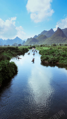 美丽风景H5背景背景