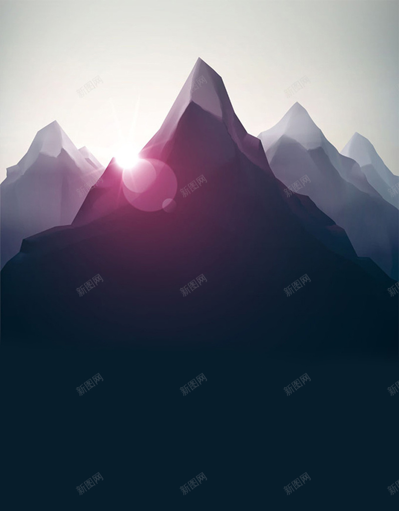 简约大气唯美风景H5图jpg设计背景_88icon https://88icon.com 唯美 大气 扁平 清新 简约 简约大气H5素材 自然 风景