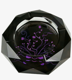 紫花烟灰缸素材