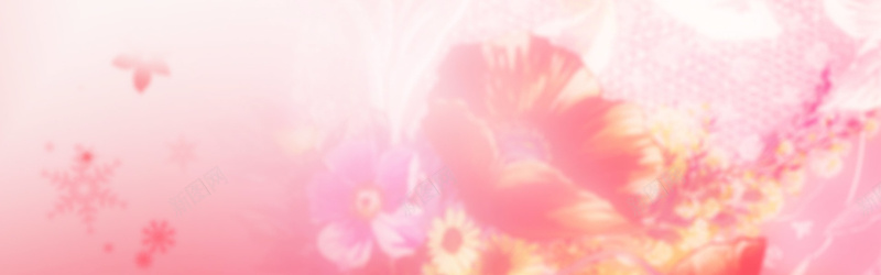 粉色大束花朵背景背景