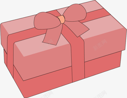 礼物礼品盒矢量图图标图标