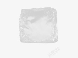 冰晶单个冰块素材