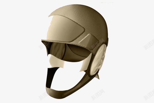 褐色科技头盔png免抠素材_88icon https://88icon.com 头盔 科技 简约 褐色