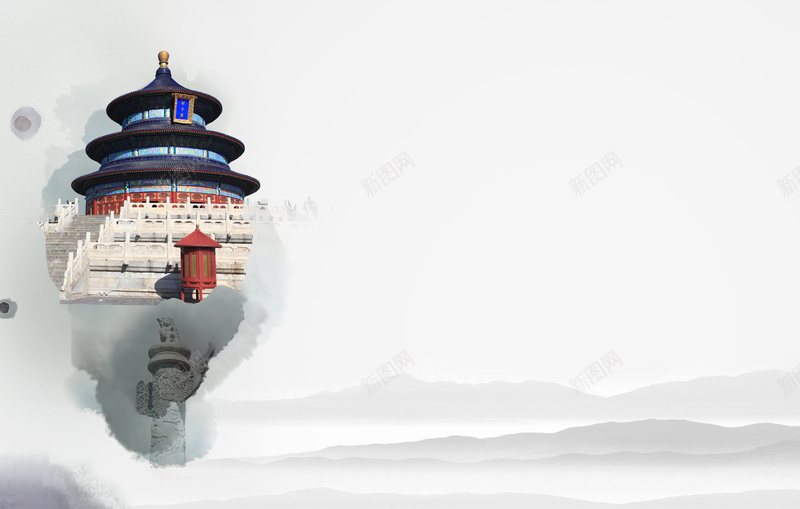 中国风水墨故宫背景素材jpg设计背景_88icon https://88icon.com 中国风 水墨 故宫 背景