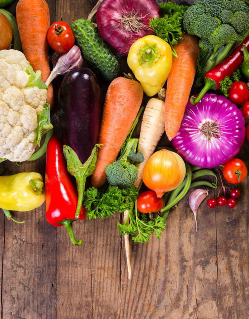 辣椒五彩缤纷H5背景jpg设计背景_88icon https://88icon.com H5 H5背景 h5 五彩缤纷 俯拍 创意 文艺 木板 清新 简约 胡萝卜 蔬菜 辣椒 食材