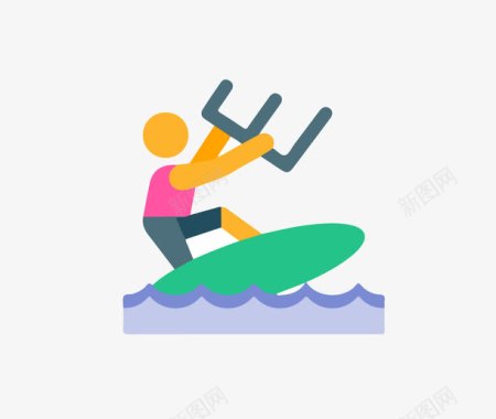 跳水台水上运动图标图标