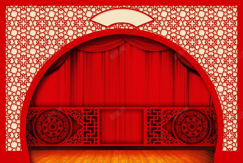红色窗花背景模板psd设计背景_88icon https://88icon.com 红色 窗花 窗户 窗子 中国风 海报 平面 广告 背景 PSD 素材 模板