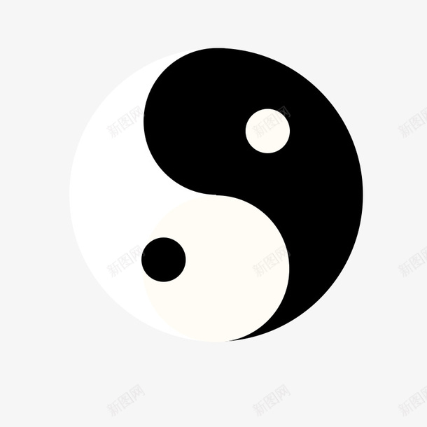 黑白八卦图太极图psd免抠素材_88icon https://88icon.com 先天图 八卦图 太极图 阴阳图