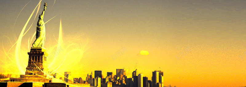 自由女神背景背景