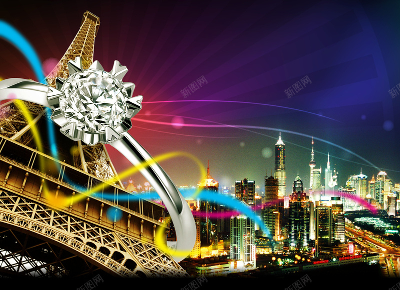 地产广告背景jpg设计背景_88icon https://88icon.com 房地产海报背景 炫彩 钻 城市夜景 激情 狂欢