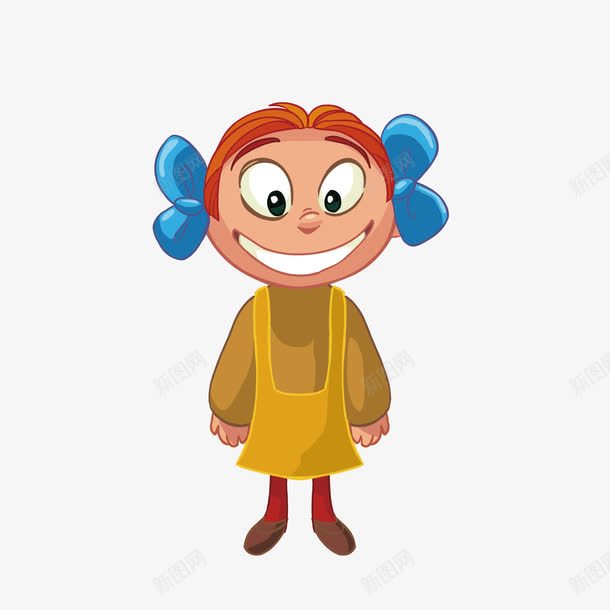 手绘卡通大嘴巴的小女孩png免抠素材_88icon https://88icon.com 卡通 大嘴巴 小女孩 手绘