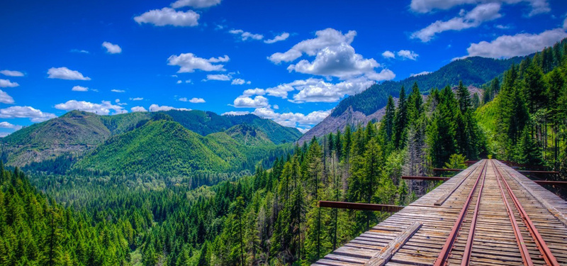 小清新自然风光背景图背景