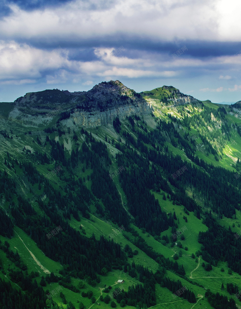 高清风景壁纸H5背景jpg设计背景_88icon https://88icon.com 天空 白云 蓝色 绿色 大山 草地 H5 h5 摄影 风景