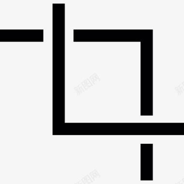 声波线裁切工具图标图标