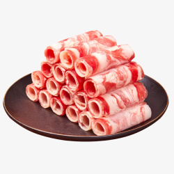 牛肉卷澳洲牛肉卷圆盘牛肉素材