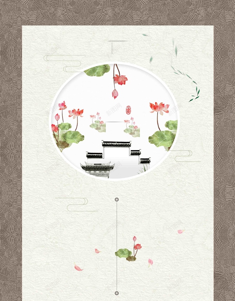 徽派建筑宣传推广活动jpg设计背景_88icon https://88icon.com 徽派建筑 马头墙 江南水乡 荷塘月色 徽文化 白墙黛瓦 徽韵 徽商大宅 民居院落 雕梁画栋 韵律美