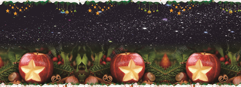 圣诞星星苹果背景jpg设计背景_88icon https://88icon.com 圣诞节 苹果 星星 海报banner 摄影 风景