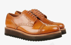 棕色单鞋素材