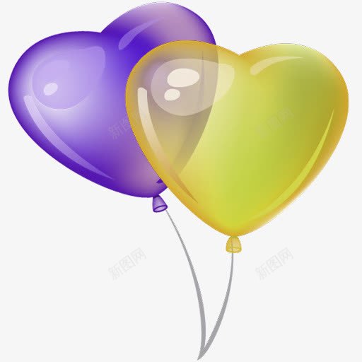 心形气球装饰图案png免抠素材_88icon https://88icon.com 免抠PNG 心形 气球 爱心 装饰图案