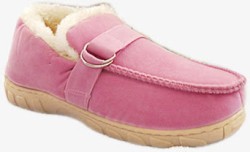 粉色冬季棉鞋素材