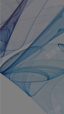 蓝色薄纱质感h5背景图背景