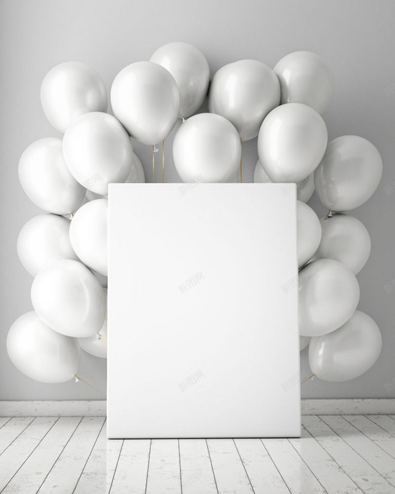 白色气球背景jpg设计背景_88icon https://88icon.com 背景墙 开心 气球 白色