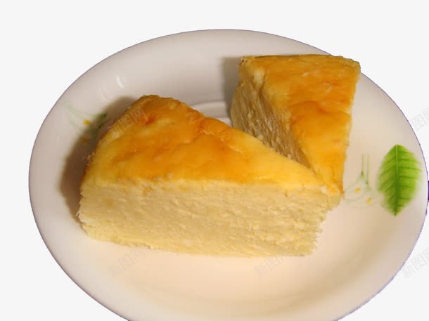 产品实物酸奶芝士蛋糕png免抠素材_88icon https://88icon.com 一碟蛋糕 芝士 蛋糕 黄色