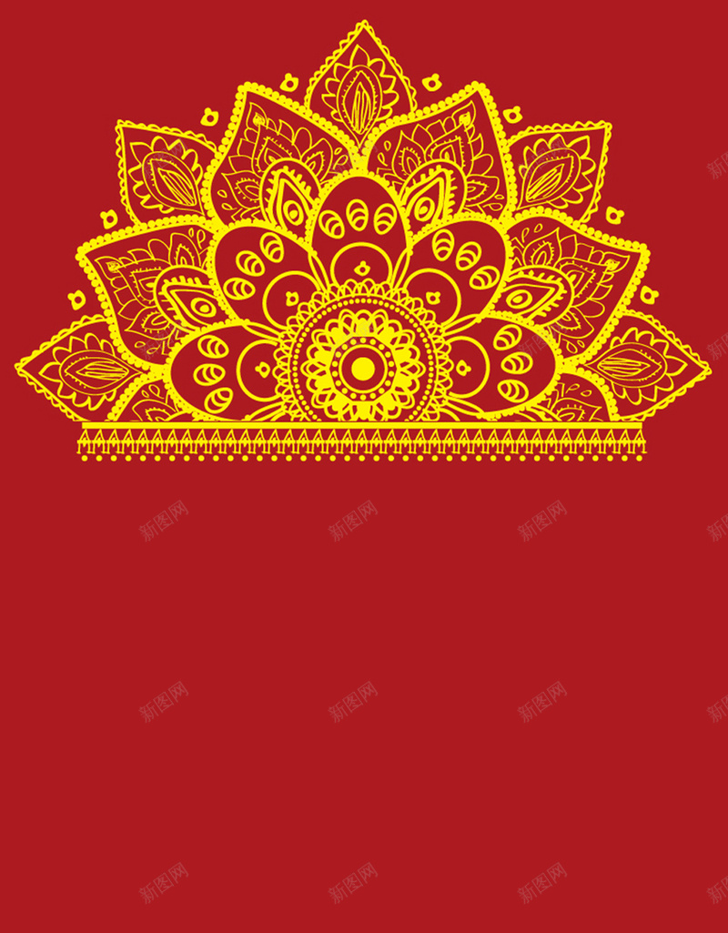 金黄色的花朵下H5红色背景jpg设计背景_88icon https://88icon.com H5红色背景 喜庆 红色背景 线条 节日 花朵 金色 金黄色 黄色