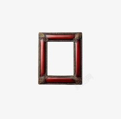 中国风红木框画框元素素材