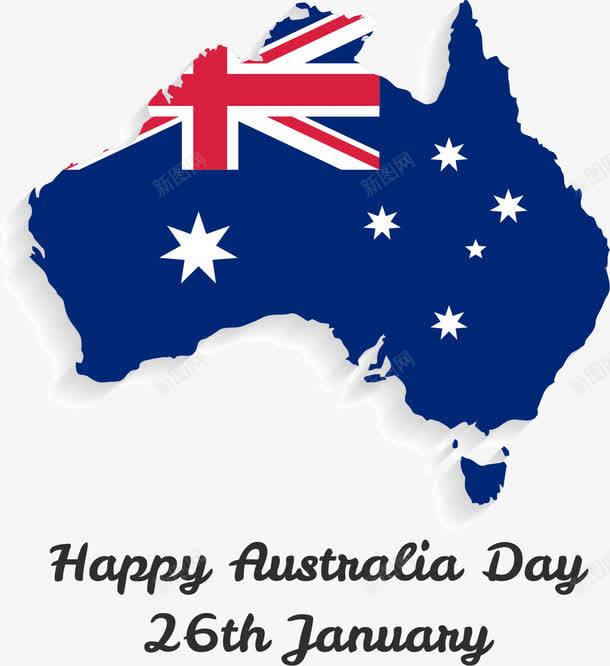 澳大利亚国旗地图png免抠素材_88icon https://88icon.com 国旗 地图 澳大利亚 矢量素材 蓝色