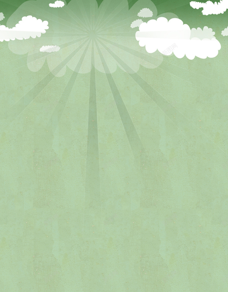 浅绿色淡雅H5背景素材jpg设计背景_88icon https://88icon.com H5背景素材 云朵 光束 浅绿色背景图片 淡雅 白色 简约 绿色 质感