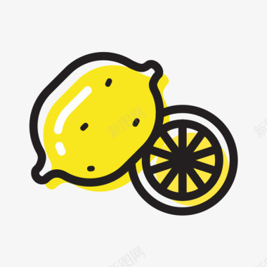 柠檬卡通图标图标