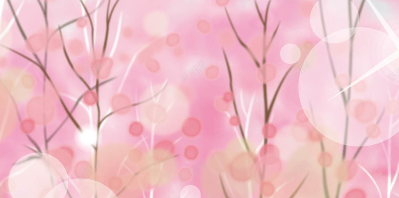 粉色花卉H5背景jpg设计背景_88icon https://88icon.com 手绘 树林 水彩 粉色 花卉 H5背景 H5 h5 卡通 童趣