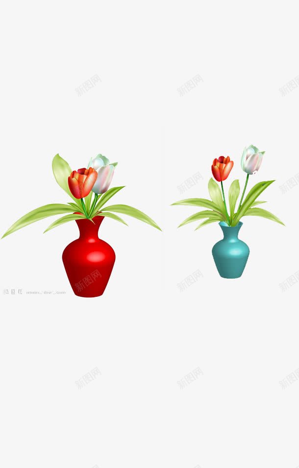 三D花瓶png免抠素材_88icon https://88icon.com 商业 花瓶 装扮 装饰