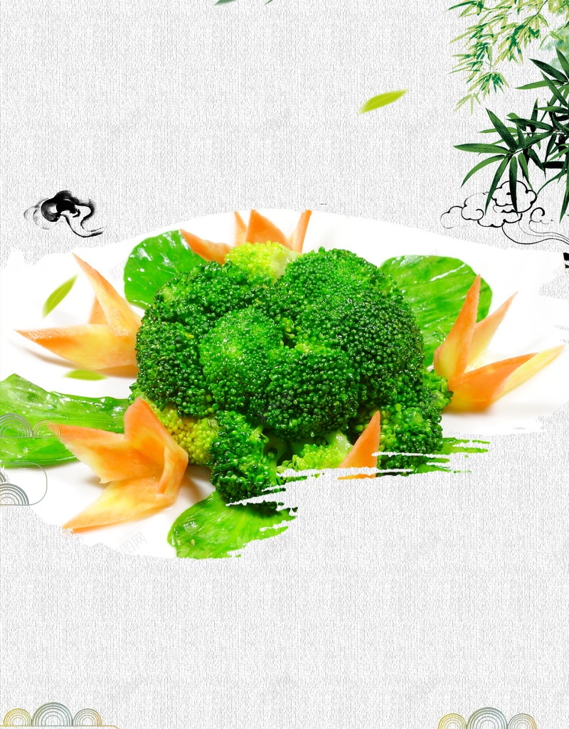 美食美味背景模板psd设计背景_88icon https://88icon.com 美味 美食 花菜 蒸菜 食物 蔬菜 海报 平面 广告 背景 PSD 素材 模板