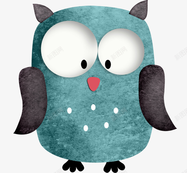 手绘猫头鹰png免抠素材_88icon https://88icon.com 卡通 手绘 猫头鹰