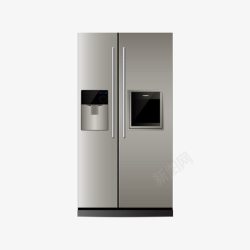 灰色电冰箱素材