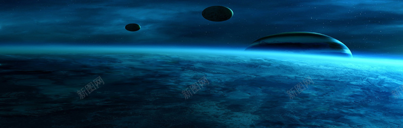 蓝色光层星空星球jpg设计背景_88icon https://88icon.com 蓝色 光层 星空 星球 海报banner 星云 星海 星际 摄影 风景